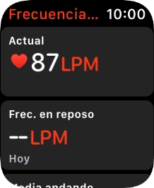 Pulsa la Digital Crown la veces que sean necesarias para volver al menú principal. Pulsa la Digital Crown la veces que sean necesarias para volver al menú principal.