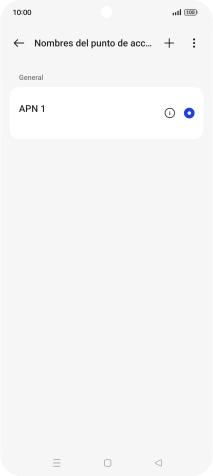 Pulsa el icono de nueva conexión de datos.