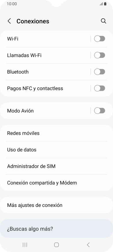 Pulsa Redes móviles. Pulsa Redes móviles.