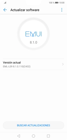 Pulsa BUSCAR ACTUALIZACIONES. Si hay una versión de software nueva disponible, aparecerá ahora en la pantalla. Sigue las indicaciones de la pantalla para actualizar el software del teléfono. Pulsa BUSCAR ACTUALIZACIONES. Si hay una versión de software nueva disponible, aparecerá ahora en la pantalla. Sigue las indicaciones de la pantalla para actualizar el software del teléfono.