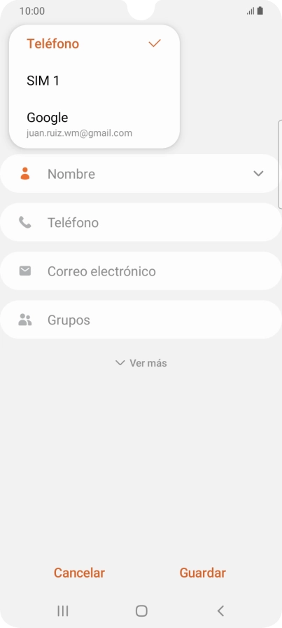 Pulsa Teléfono.