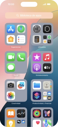 Pulsa la app deseada. Pulsa la app deseada.