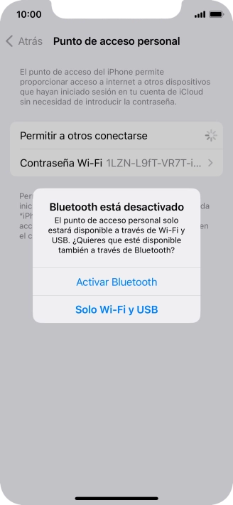 Si la función de wifi está activada, pulsa Solo Wi-Fi y USB. Si la función de wifi está activada, pulsa Solo Wi-Fi y USB.