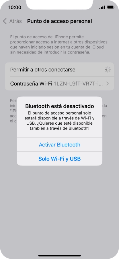 Si la función de wifi está activada, pulsa Solo Wi-Fi y USB. Si la función de wifi está activada, pulsa Solo Wi-Fi y USB.