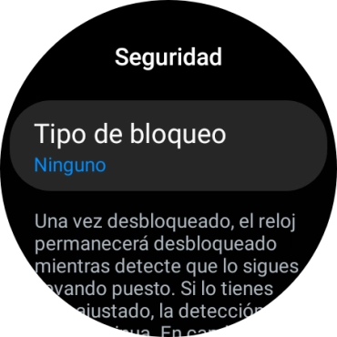 Pulsa Tipo de bloqueo. Pulsa Tipo de bloqueo.