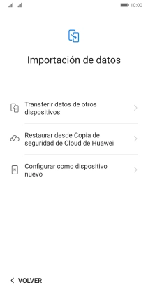 Puedes transferir el contenido de otro teléfono cuando activas tu teléfono por primera vez y cuando lo has restablecido. Cuando aparezca en la pantalla del teléfono esta imagen, ya está listo para la transmisión del contenido del otro teléfono. Puedes transferir el contenido de otro teléfono cuando activas tu teléfono por primera vez y cuando lo has restablecido. Cuando aparezca en la pantalla del teléfono esta imagen, ya está listo para la transmisión del contenido del otro teléfono.