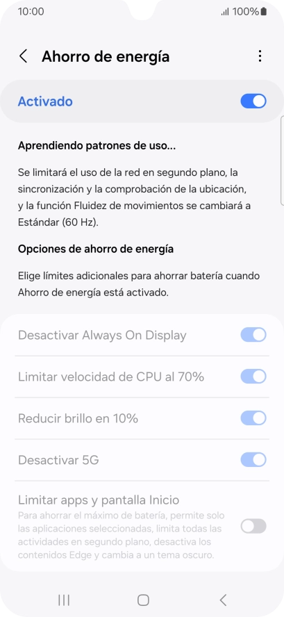 Pulsa la tecla de inicio para terminar y regresar a la pantalla de inicio. Pulsa la tecla de inicio para terminar y regresar a la pantalla de inicio.