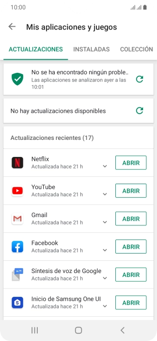 Pulsa INSTALADAS. Pulsa INSTALADAS.