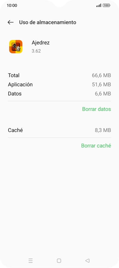 Pulsa Borrar caché. Pulsa Borrar caché.