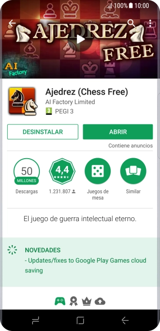 Pulsa DESINSTALAR. Pulsa DESINSTALAR.