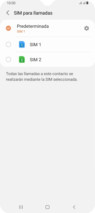Pulsa el ajuste deseado. Pulsa el ajuste deseado.