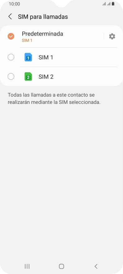 Pulsa el ajuste deseado. Pulsa el ajuste deseado.