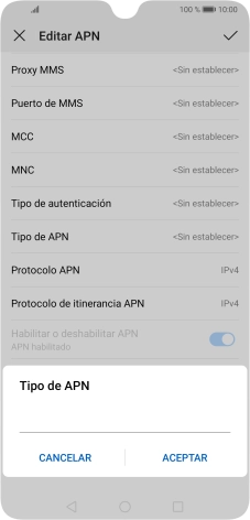 Introduce default y pulsa ACEPTAR. Introduce default y pulsa ACEPTAR.