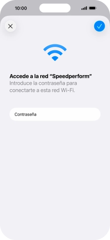 Pulsa el icono de aceptar. Pulsa el icono de aceptar.