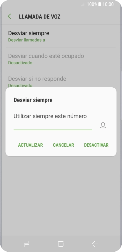 Pulsa DESACTIVAR. Pulsa DESACTIVAR.
