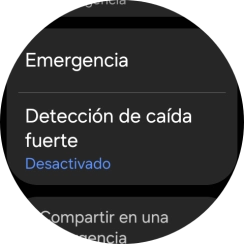 Pulsa Detección de caída fuerte. Pulsa Detección de caída fuerte.