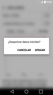Si activas los datos móviles, pulsa APAGAR. Si activas los datos móviles, pulsa APAGAR.