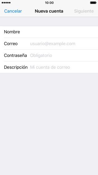 Pulsa Correo e introduce tu dirección de correo electrónico. Pulsa Correo e introduce tu dirección de correo electrónico.