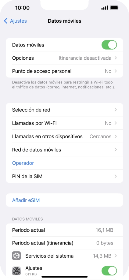 Pulsa Selección de red.