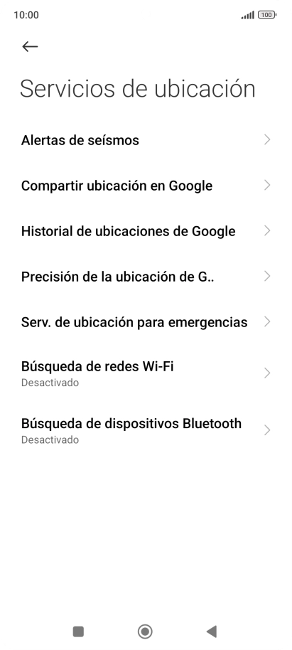 Pulsa Precisión de la ubicación de G... Pulsa Precisión de la ubicación de G...