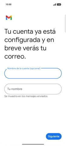 Pulsa Tu nombre e introduce el nombre del remitente. Pulsa Tu nombre e introduce el nombre del remitente.