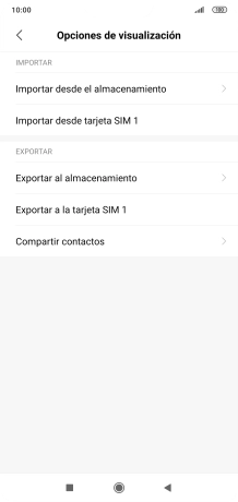 Pulsa Importar desde tarjeta SIM. Pulsa Importar desde tarjeta SIM.