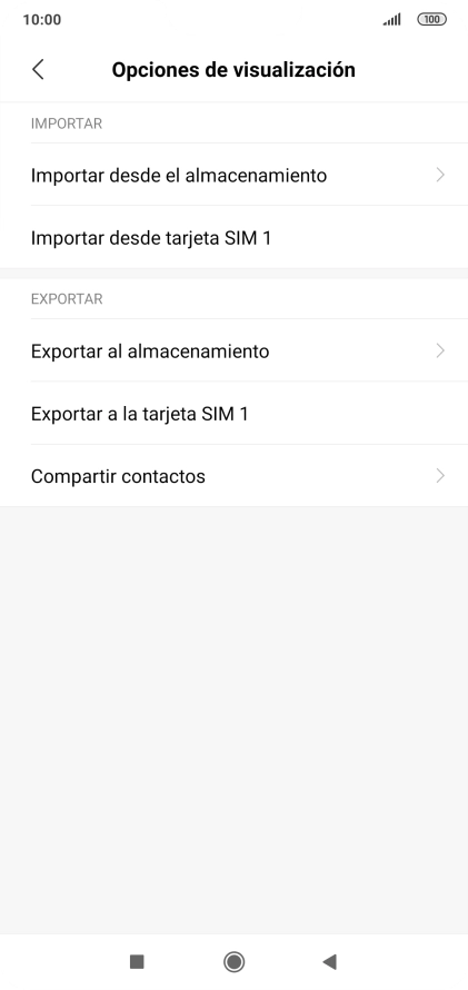 Pulsa Importar desde tarjeta SIM. Pulsa Importar desde tarjeta SIM.