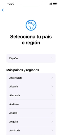 Pulsa el país o el área deseados. Pulsa el país o el área deseados.