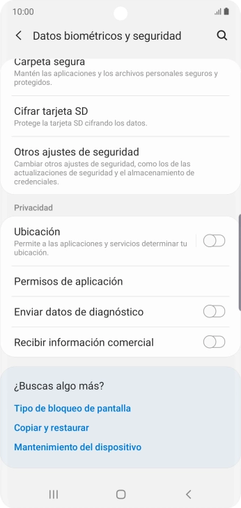 Pulsa Ubicación.