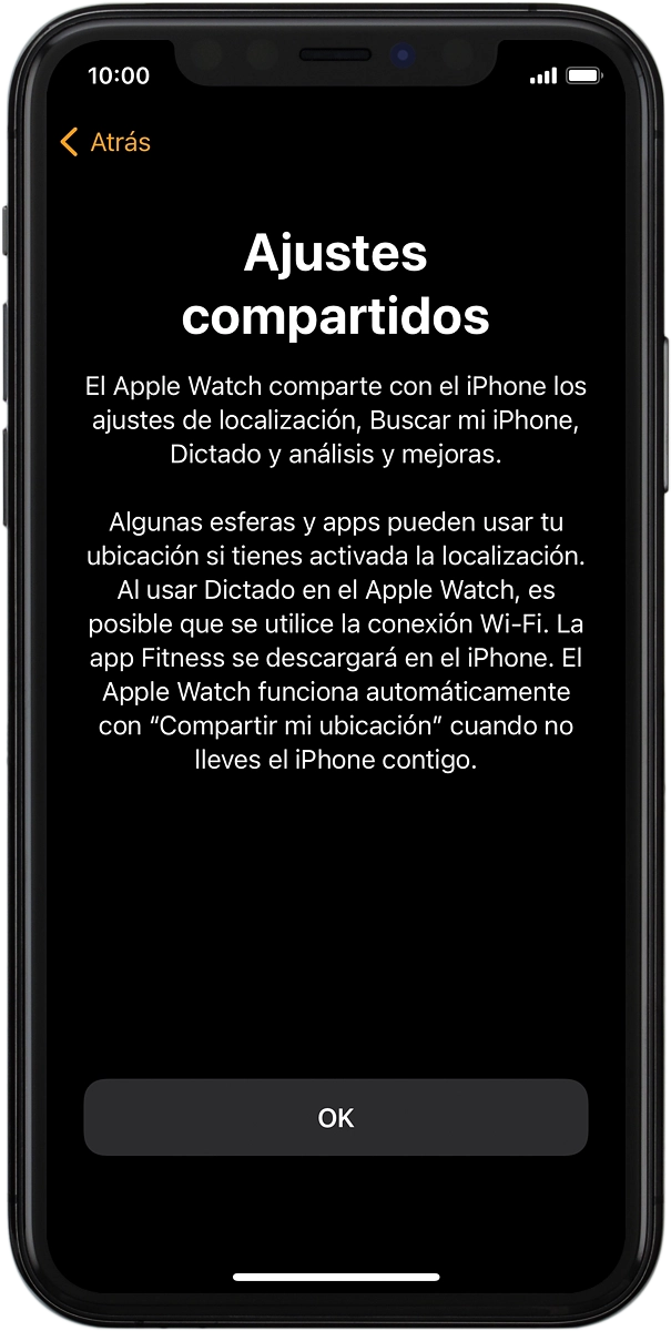 En el teléfono: Pulsa OK.