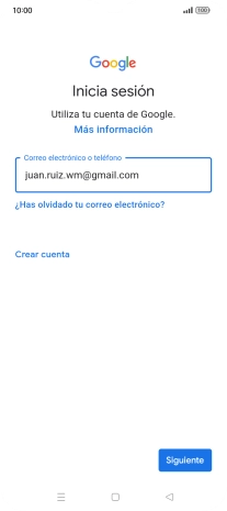 Pulsa Siguiente.