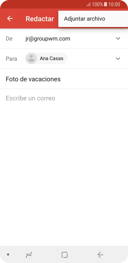 Pulsa Adjuntar archivo. Pulsa Adjuntar archivo.