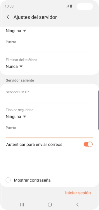 Pulsa el indicador junto a 
