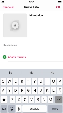 Pulsa Añadir música. Pulsa Añadir música.
