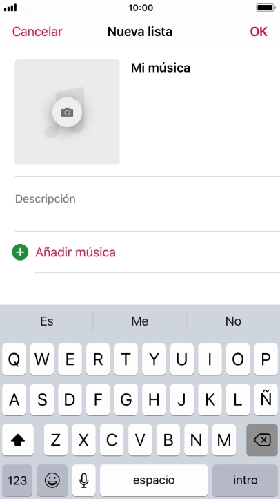 Pulsa Añadir música. Pulsa Añadir música.