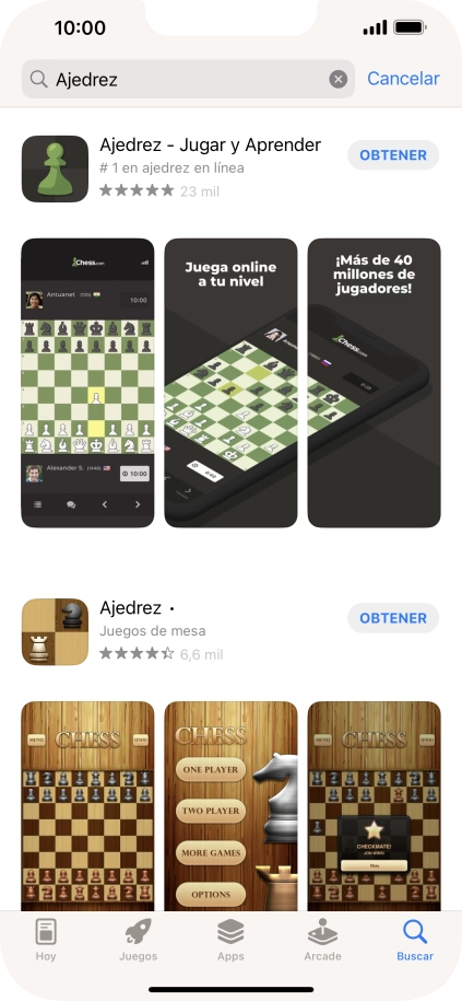 Pulsa la app deseada. Pulsa la app deseada.