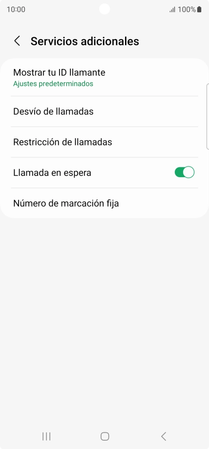 Pulsa Desvío de llamadas. Pulsa Desvío de llamadas.