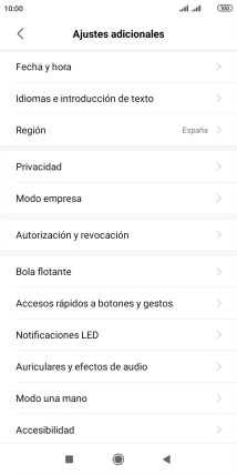 Pulsa Privacidad.