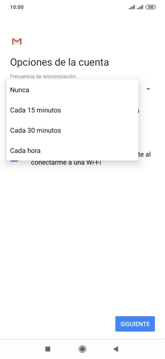 Pulsa el ajuste deseado. Pulsa el ajuste deseado.