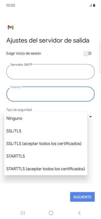 Pulsa SSL/TLS.