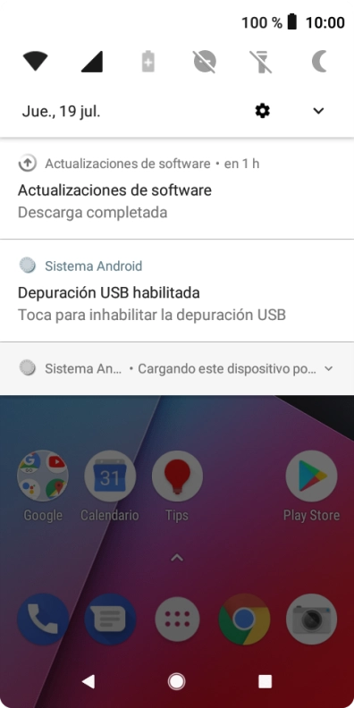 Pulsa Sistema Android. Pulsa Sistema Android.