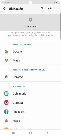 Pulsa la app deseada.