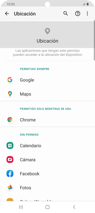 Pulsa la app deseada.