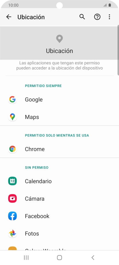 Pulsa la app deseada.