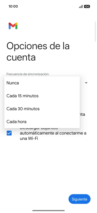 Pulsa el ajuste deseado. Pulsa el ajuste deseado.