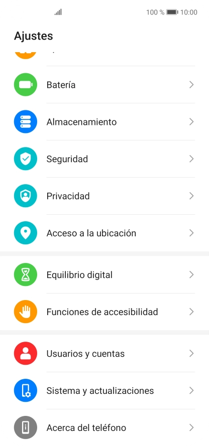 Pulsa Sistema y actualizaciones. Pulsa Sistema y actualizaciones.