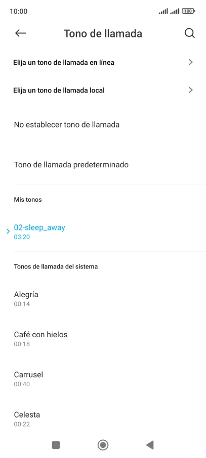 Pulsa la tecla de inicio para terminar y regresar a la pantalla de inicio. Pulsa la tecla de inicio para terminar y regresar a la pantalla de inicio.