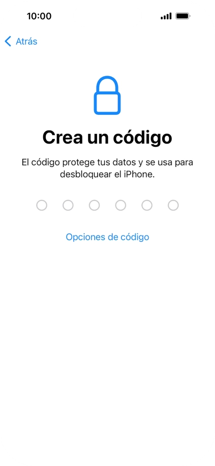 Pulsa Opciones de código. Pulsa Opciones de código.