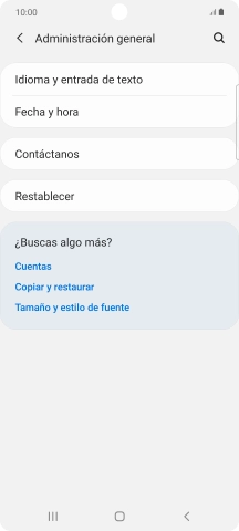Pulsa Fecha y hora. Pulsa Fecha y hora.