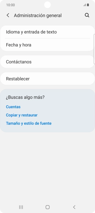 Pulsa Fecha y hora. Pulsa Fecha y hora.